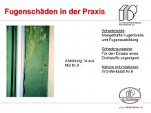 Fugenschäden in der Praxis: Mangelhafte Fugenbreite und Fugenausbildung 