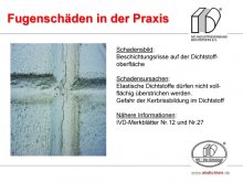 Fugenschäden in der Praxis: Beschichtungsrisse auf der Dichtstoffoberfläche 